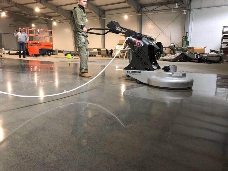 High Tech Grinding Shinningflat Floor Polished Concrete Floor