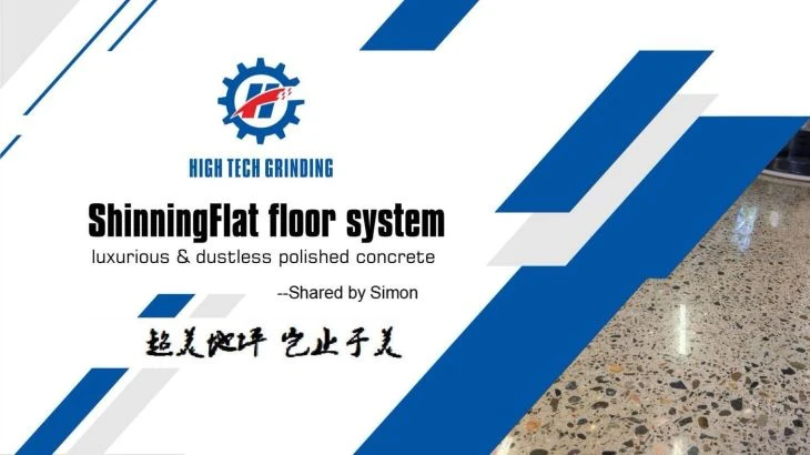 High Tech Grinding Shinningflat Floor Polished Concrete Floor